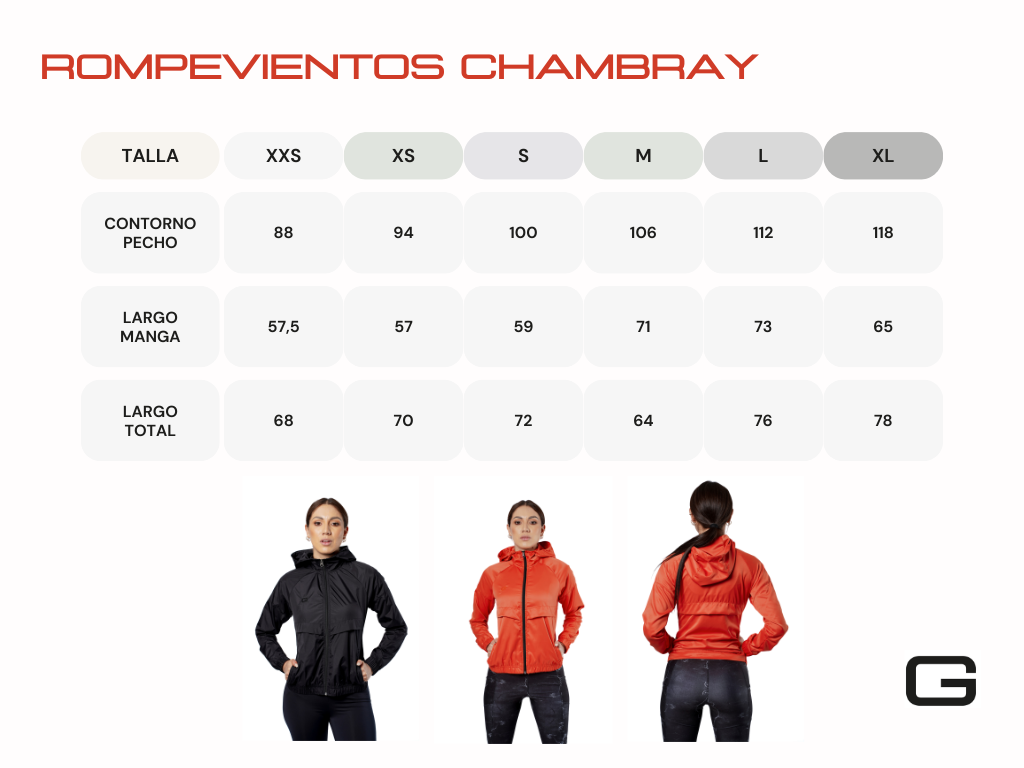 Rompevientos Chambray