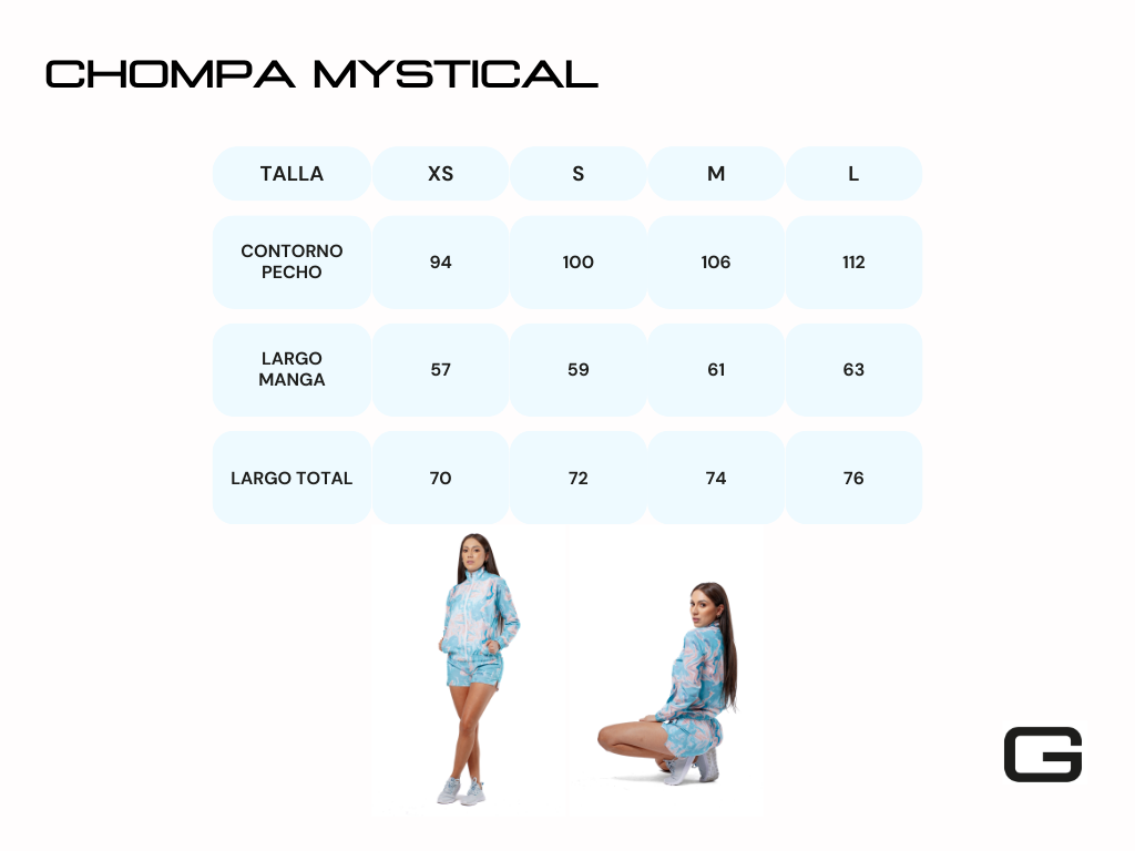 GLOCH Tabla de medidas Mystical (1)